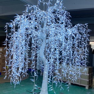 Không thấm nước rỉ sét bằng chứng RGB màu thay đổi LED nhân tạo liễu sợi quang cây Motif đèn cho tổ chức sự kiện trang trí - Product Image 2