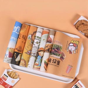Bandeja impresa personalizada, manteles individuales de papel, mantel desechable para restaurante, mantel <span class=keywords><strong>rectangular</strong></span> redondo con logotipo - Product Image 2