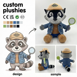 Fabricante de Peluches Personalizados, MOQ Bajo, Lindas Pantuflas de Peluche de Dibujos Animados con Orejas de Hoja Llorona, Mercancía de Cultura Misteriosa - Product Image 6