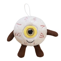 Porte-clés poupée œil de démon transfrontalier pour Halloween, nouveauté farce, cadeau de fête, jouet en peluche unisexe de 15 cm pour les 14 ans et plus