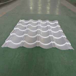 高速釉薬瓦成形機輸出品質IBRロール成形装置、古代の屋根板金瓦製造用 - Product Image 1