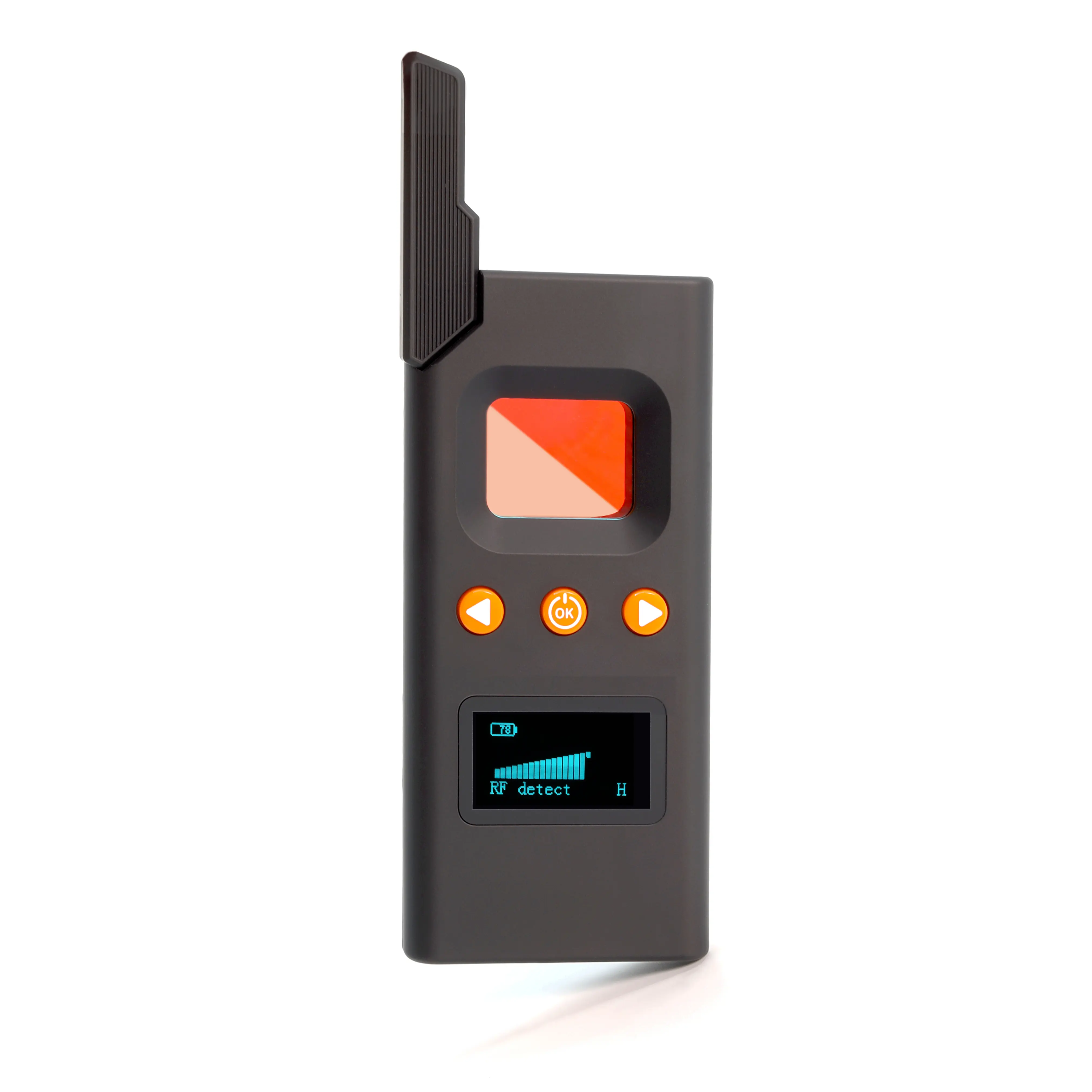 Detector de sinal rf, detector de sinal inteligente multifuncional para caçador e ouvido