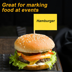 HuaShanQi Full Color Printed Colorful Wood &amp; Paper Classic Toothpick <strong>Flags</strong> for Party and Wedding Decorations - Product Image 6