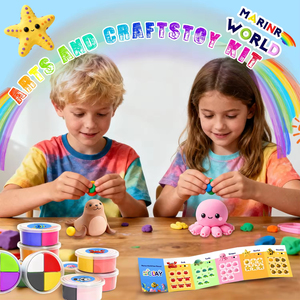 Wholesales Kids Air Dry <strong>Clay</strong> DIY <strong>Kit</strong> 12 Colors DIY Polymer <strong>Clay</strong> Non-Toxic Ocean Animals Educational Handmade Toy Customization - Product Image 4