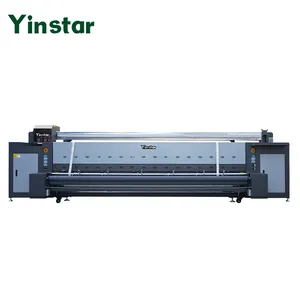 Yinstar 3.2m Direct Sublimation flag banner Printer 4 i3200 print-head digital polyester mesh printing machine