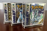 Étui en acrylique pour Nintendo GameBoy Color SNES N64 NES - Boîte de protection transparente/couleur personnalisable