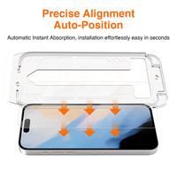 Protector de Pantalla de Vidrio Templado HD para Samsung Galaxy S26 Ultra S25 S24 Plus, Sin Burbujas, Fácil Instalación, Aplicador Automático de Polvo