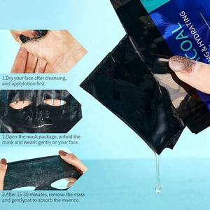 Mascarilla Facial de Carbón Orgánica de 30 ml para el Cuidado Facial, Limpieza Profunda, Hidratación y Humectación, Venta al por Mayor de Fábrica China - Product Image 4