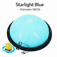 Kit de demi-ballon d'équilibre gonflable robuste et écologique pour entraînement de yoga, idéal pour la gym professionnelle et la remise en forme à domicile