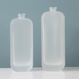 20ml 30ml 50ml 100ml 120ml 30g 50g 透明フロストガラスポンプボトルと白蓋付きジャーのセット、クリーム用容量 - Product Image 5