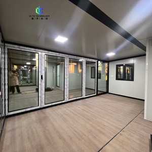 Casa Contenedor Expandible de Doble Ala de Construcción Rápida, 20ft 40ft, Casa Modular de <span class=keywords><strong>Panel</strong></span> Sándwich para Hotel, Dormitorio, Oficina, Villa - Product Image 5