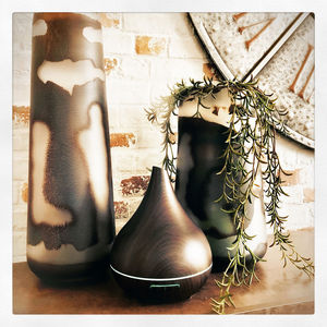 Mới nhất mới 400ml siêu âm HẠT GỖ điện tạo độ ẩm thiết kế độc đáo hương thơm tinh dầu khuếch tán - Product Image 6