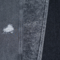 Veste en jean gris en tissu denim tissé en coton sergé bicolore pour garçons et filles, écologique, de haute qualité, OEM, faible MOQ