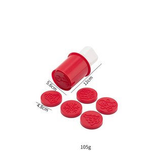 Herramientas divertidas para hornear, 6 uds., pastelería navideña <span class=keywords><strong>de</strong></span> invierno, cortadores <span class=keywords><strong>de</strong></span> galletas 3D, estilo <span class=keywords><strong>de</strong></span> prensa, moldes <span class=keywords><strong>de</strong></span> sellos para galletas DIY - Product Image 6