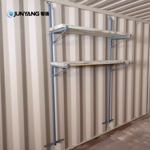 Supports d'étagères en acier de qualité supérieure, d'origine industrielle, accessoires essentiels pour le levage d'étagères en conteneurs - Product Image 2