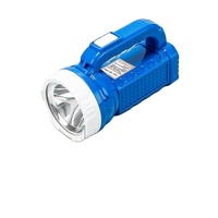 Projecteur LED rechargeable haute puissance en ABS avec lumière latérale, éclairage d'urgence IP20