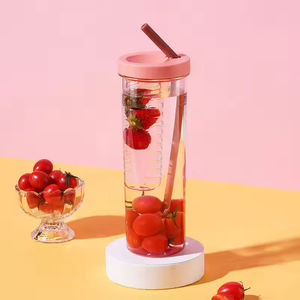 Nouvelle conception, bouteille unisexe de 700 ml sans BPA, anti-fuite, écologique, avec infuseur à jus de citron, filtre, sport, voyage - Product Image 3