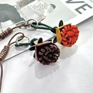 Новый цветок весна новый цвет в тон изысканный маленький кулон сумка аксессуары ручной работы брелок - Product Image 3