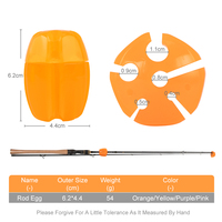 Support de canne à pêche Kingdom, protège-canne à pêche, support de rangement, boule en silicone pour protéger la canne à pêche spinning, accessoires de pêche portables