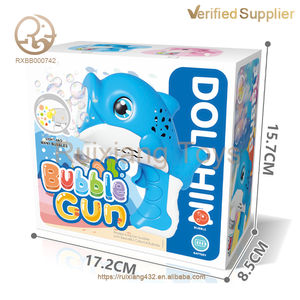 Pistola <span class=keywords><strong>de</strong></span> <span class=keywords><strong>Burbujas</strong></span> <span class=keywords><strong>de</strong></span> Delfín <span class=keywords><strong>de</strong></span> Plástico Automática y Porosa para Niños y Niñas <span class=keywords><strong>de</strong></span> <span class=keywords><strong>3</strong></span>+ Años, Juguete <span class=keywords><strong>de</strong></span> Verano para Exteriores - Product Image 5