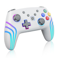 Controlador de Juego Inalámbrico BT con Sensor de Movimiento de Seis Ejes y Luces RGB para Switch/Android/IOS/PC, Venta al Por Mayor