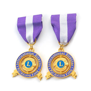 Özel altın 3D emaye Spin logo Metal hatıra parası rozet madalya şerit madalyon - Product Image 2