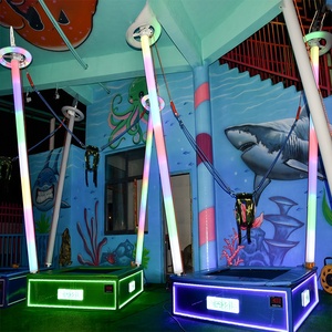 2025 thiết kế mới điện người duy nhất Bungee với ánh sáng trẻ em Trampoline nhảy với ánh sáng - Product Image 4