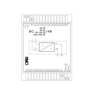 Interruptor Semci BC 910302B, Interruptor de Seguridad de Plástico con Curva C, Protección Contra Corriente Residual, Uso Industrial - Product Image 2