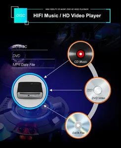 Lecteur CD externe pour voiture pour Carens 2016-2018, autoradio 2 Din Android, USB Plug & Play - Product Image 5