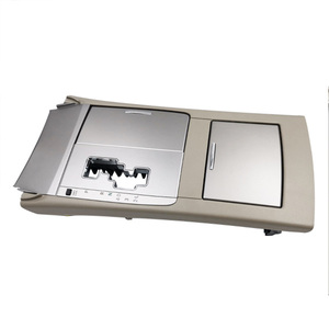 Panel de Cambio de Marchas para Camry 2007-2011 con Portavasos y Compartimento de Almacenamiento, Apilamiento Central de Plástico Gris Claro - Product Image 2
