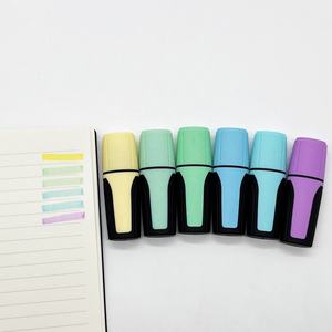 <strong>Wholesale</strong> China Manufacturers Custom logo Kawaii Multi 6 Color <strong>Dry</strong> Erase Alcohol Marker Highlighter Pen <strong>Pastel</strong> Set Marker Pens - Product Image 6