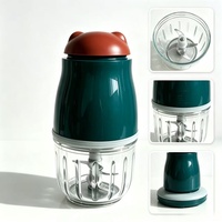 Mini robot culinaire électrique pour bébé, robot culinaire multifonctionnel pour purée d'ail, hachage de viande et aliments pour bébés