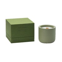 Bougie artisanale en béton parfumée au soja, dans un pot en ciment de luxe, pour l'aromathérapie, la relaxation et la décoration intérieure