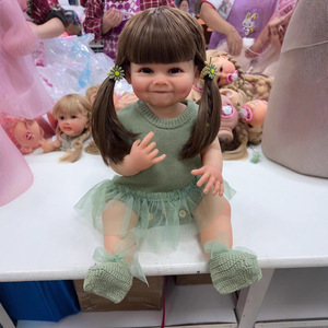 Muñeca Reborn NPK de 55 cm, Muñeca de Silicona con Trenzas para Niños de 4 a 6 Años - Product Image 3