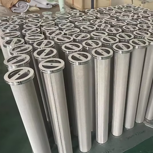 Tube filtrant à mailles frittées en acier inoxydable 304, séparation industrielle et cylindre de filtration - Product Image 1