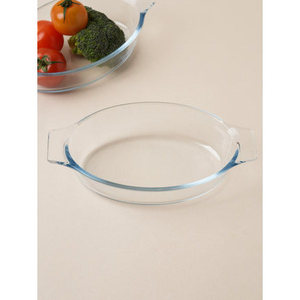 Plat à gratin en verre résistant à la chaleur de 400 ml allant au four pour pizza au micro-ondes et au lave-vaisselle - Product Image 1