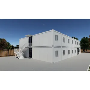 Durable Using Low Price Flat Pack Container House Homes With Sandwich Panel Wall