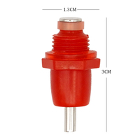 Mamelons d'eau automatiques pour volailles et poulets Mini mamelons en plastique avec ressort pour ferme coopérative