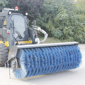 Digging Machine <b>Large</b> <b>Roller</b> Brush Snow Sweeper QS2 Front Mounted Street Multi Purpose Snow Clearing Equipment - Product Image 2