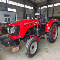 Tracteur agricole compact fiable de 70 CV à 4 roues motrices avec équipements de direction hydraulique pour travaux agricoles en montagne