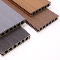 DONGJIAN - Terrasse en composite bois-plastique moderne, imperméable, écologique, durable, panneaux de terrasse WPC 3D pour extérieur, antidérapants