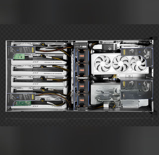 AMD Epyc Milan Series Processor 6U8 Rack Server Supports 8pcs 600W Double/3-width/3.5-width GPU Cards Stock Available