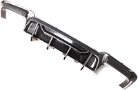 Diffuser belakang bupmer bibir belakang performa M serat karbon kualitas tinggi untuk BMW 5 seri F10 M5 2010-2016