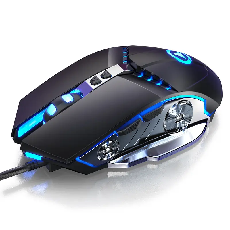 Mouse Komputer Gaming Optikal 2.4G Berkabel Kualitas Tinggi