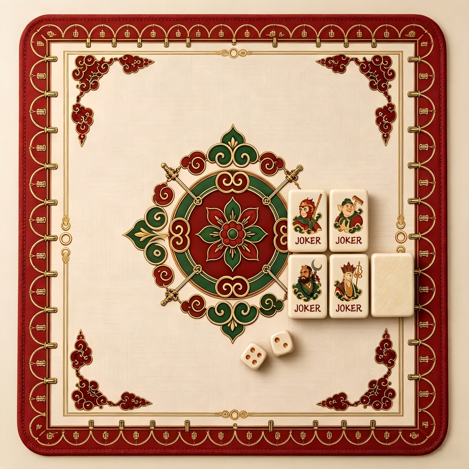 Setting Travel Duration Wu Kong Luxury Modern American Mahjong Tiles Travel Set Journey West ...