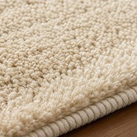Tapis d'appoint ultra doux et moelleux, couleur crème beige, tapis de salon moelleux, grands tapis à poils longs pour la décoration moderne de la maison
