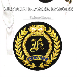 Badges de blazer 3D personnalisés en strass brodés, fabriqués au Pakistan, vente en gros, couleur personnalisée, taille et forme sur mesure 2026 - Product Image 2