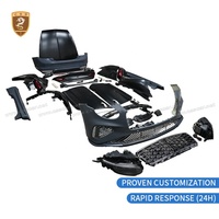 Kit de carrosserie de conversion Nouveau Style 2025 pour Bentley Continental GT Coupé 2004-2019 : Pare-chocs avant, Calandre, Phares, Jupes latérales, Capot
