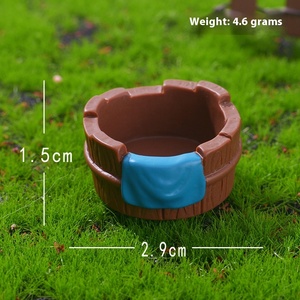 Nouveau mignon Capybara Capibala bricolage petit dauphin résine Statue 3D Art pour noël Micro paysage bureau ornement dessin animé - Product Image 6