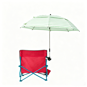 Silla de Playa Plegable Personalizada OEM ODM <span class=keywords><strong>con</strong></span> Sombrilla Desmontable, Asiento de Protección Solar para Exteriores, Venta al por Mayor, MOQ 200 - Product Image 2